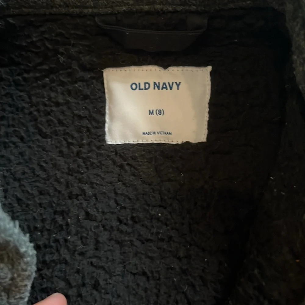 Old‎ Navy Black Textured Jacket